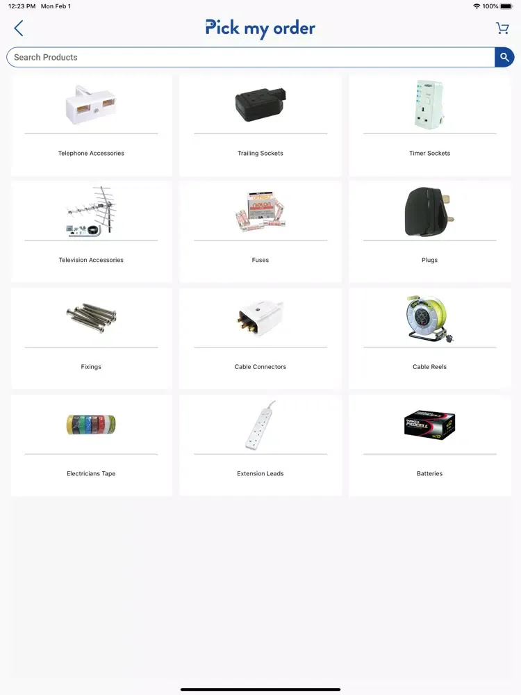 Zrzuty ekranu Pick My Order iPad 