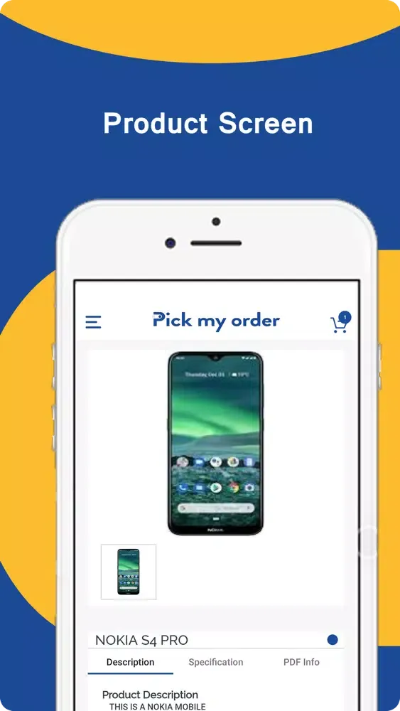Zrzuty ekranu Pick My Order