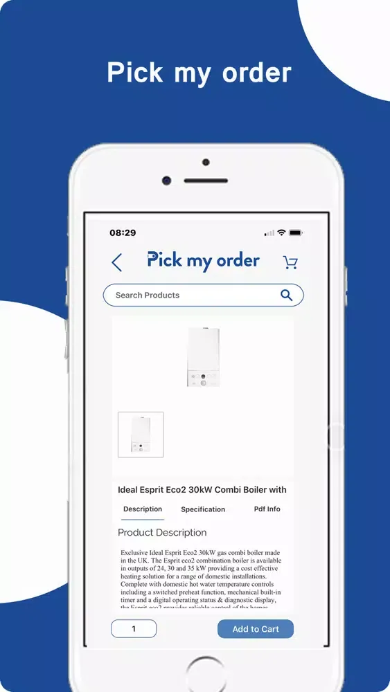Zrzuty ekranu Pick My Order