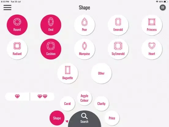 SGA Pink Kimberley iPad  स्क्रीनशॉट