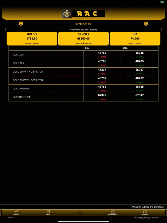 Raja and Co Overseas pvt ltd iPad  स्क्रीनशॉट