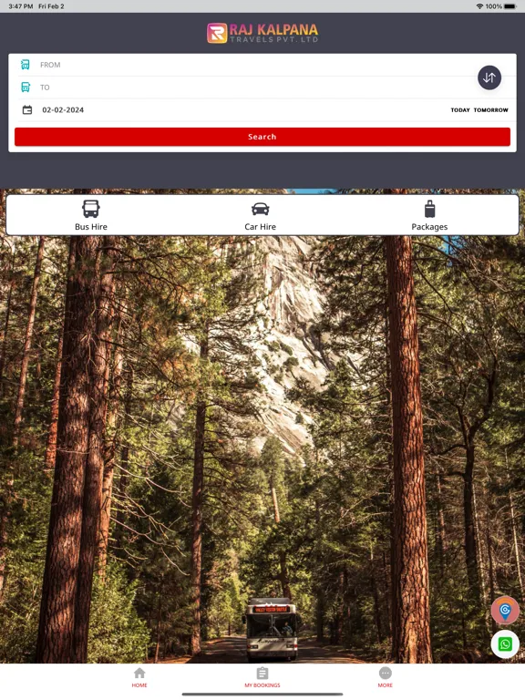 Screenshot di Raj Kalpana Travels Pvt Ltd iPad 