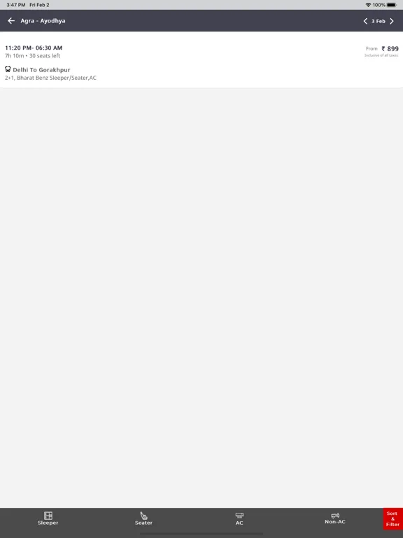Screenshot di Raj Kalpana Travels Pvt Ltd iPad 