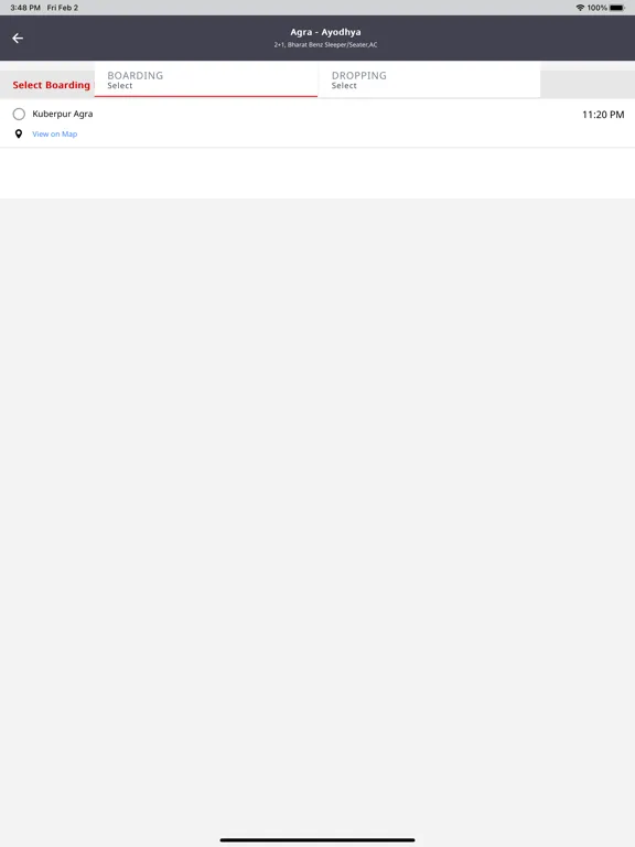 Screenshot di Raj Kalpana Travels Pvt Ltd iPad 
