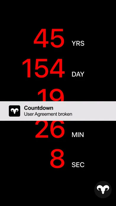 Countdown App স্ক্রিনশট