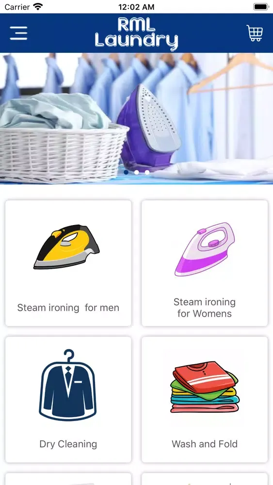 Capturas de tela do RML: Best Laundry & Dry Clean
