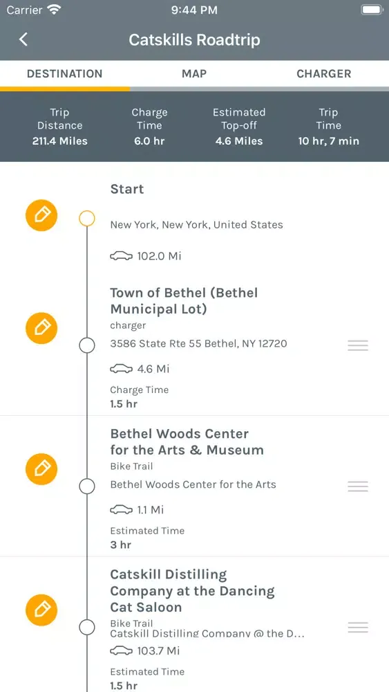 EV Roadtrip Screenshots