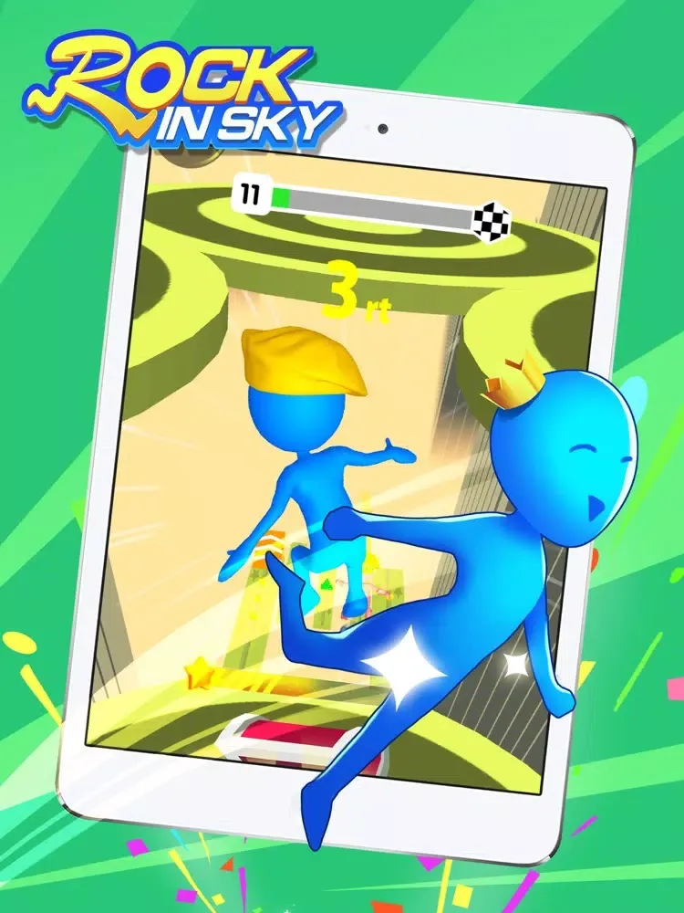 Rock in Sky:Running Now! iPad  स्क्रीनशॉट