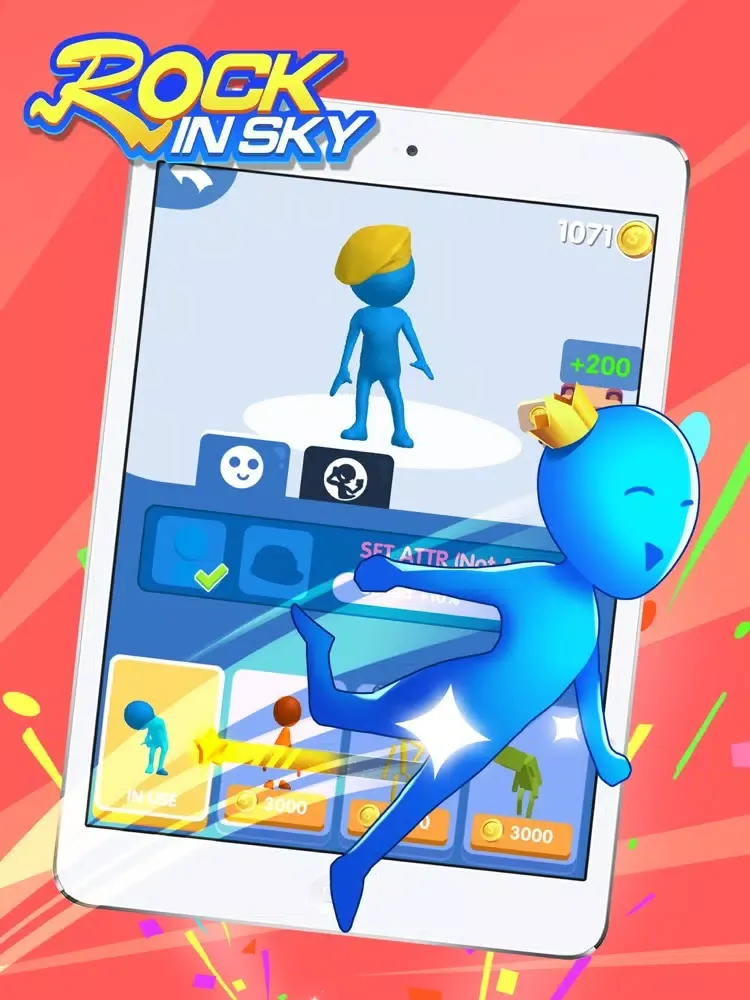 Rock in Sky:Running Now! iPad  स्क्रीनशॉट
