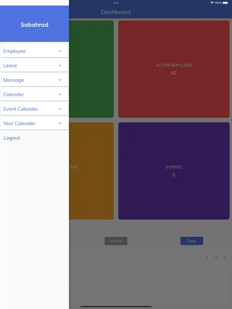 Leave Management - Sabahrad iPad  Screenshots