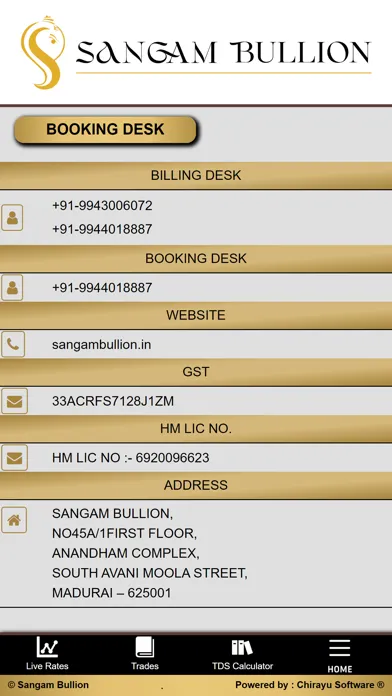 Sangam Bullion Spot Screenshots