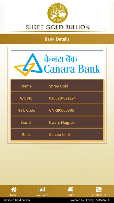 Capturas de tela do Shree Gold Bullion