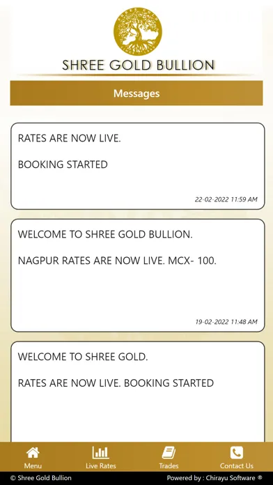 Capturas de tela do Shree Gold Bullion