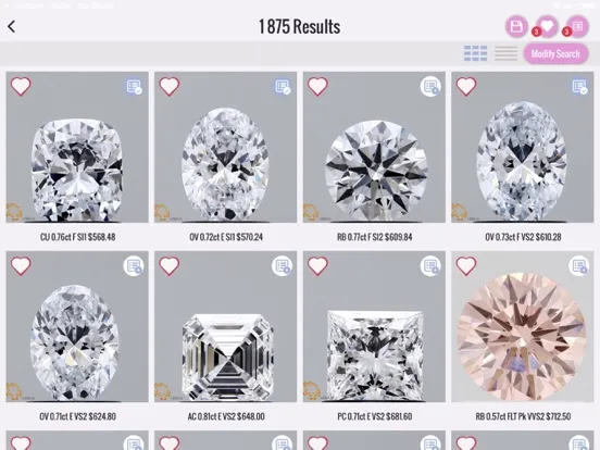 Tangkapan skrin SkyLab Diamond iPad 