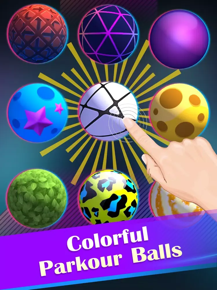 Slope Run:Parkour Ball iPad  स्क्रीनशॉट