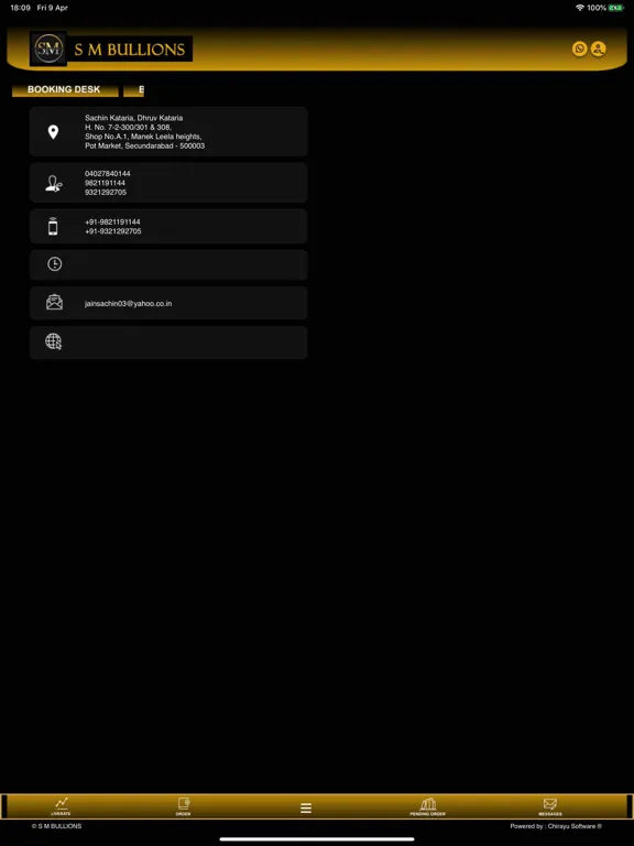 SM Bullion iPad 应用截图