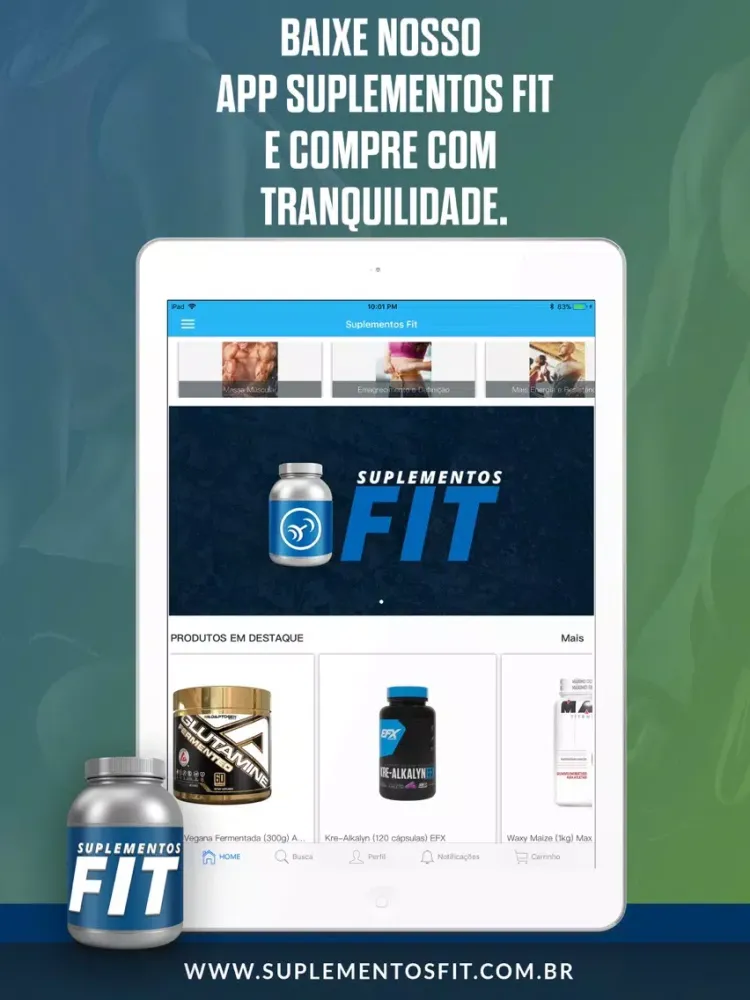 Suplementos Fit iPad  স্ক্রিনশট