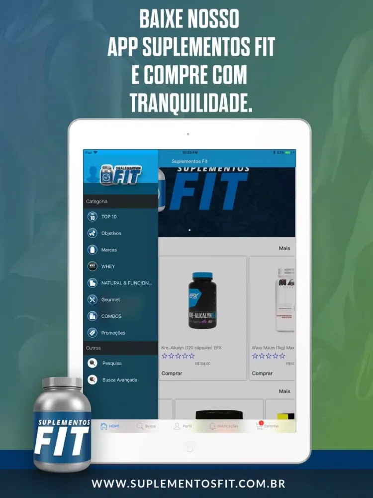Suplementos Fit iPad  স্ক্রিনশট