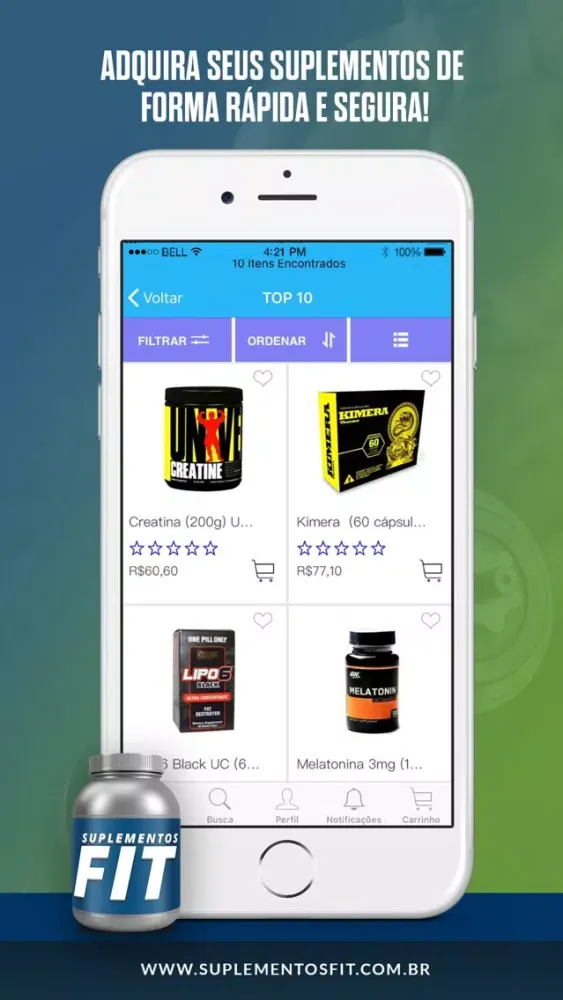 Suplementos Fit স্ক্রিনশট