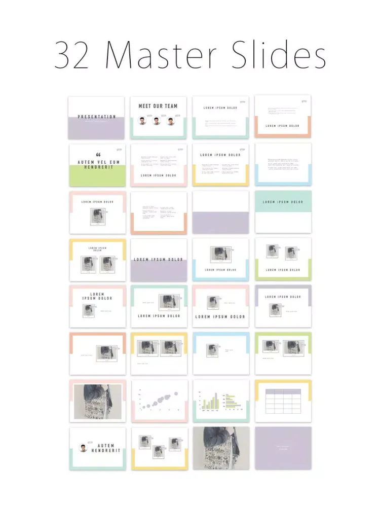 Captures d'écran de Templates for Keynote - L Edition iPad 