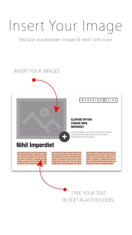 Captures d'écran de Templates for Keynote - L Edition