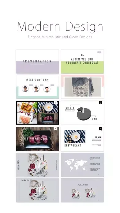 Ảnh chụp màn hình của Templates for MS PowerPoint - L Edition