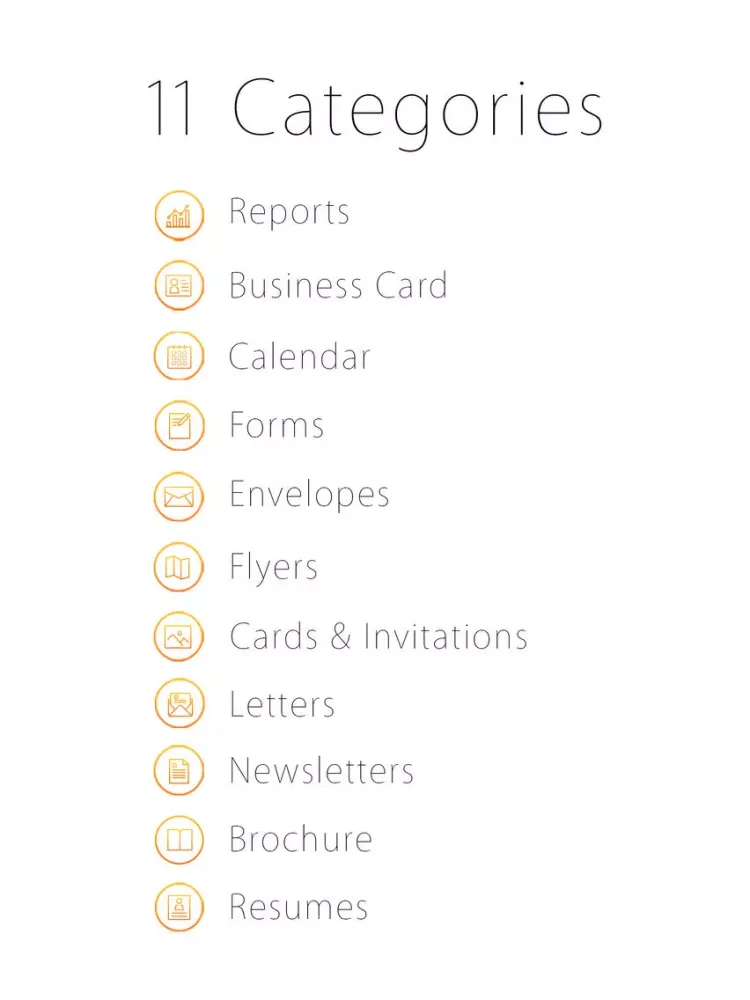 Zrzuty ekranu Templates for MS Word - L Edition iPad 