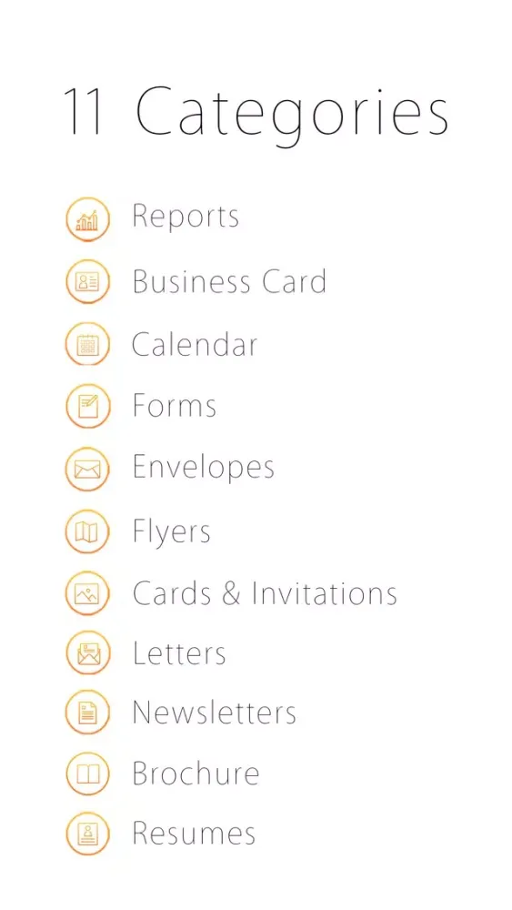 Ảnh chụp màn hình của Templates for Pages - L Edition