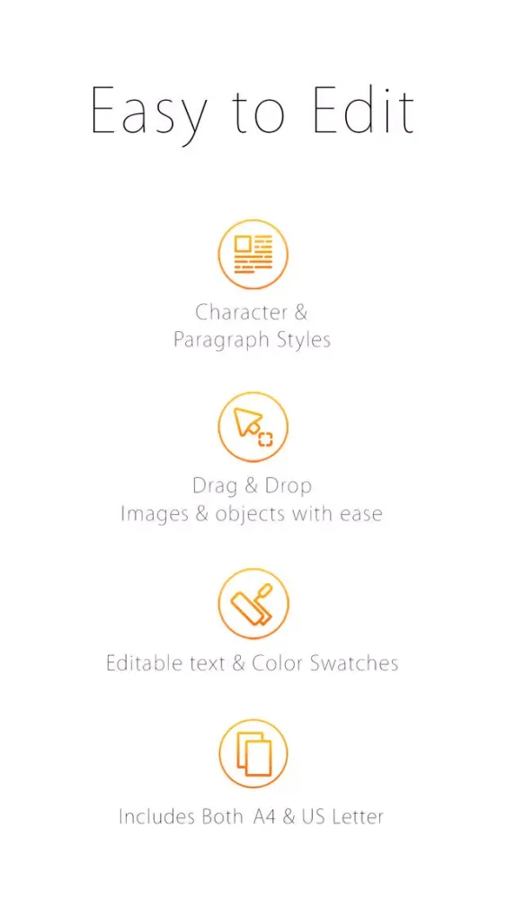 Ảnh chụp màn hình của Templates for Pages - L Edition