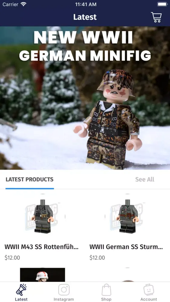Tangkapan skrin The Minifig Co.