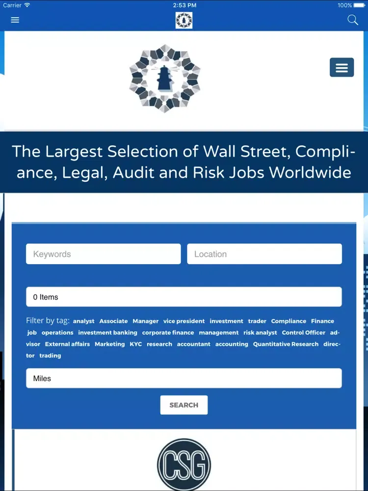 Capturas de pantalla de The Wall Street Executive iPad 