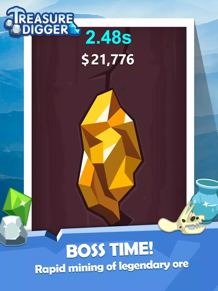 Zrzuty ekranu Treasure Digger:Miner! iPad 