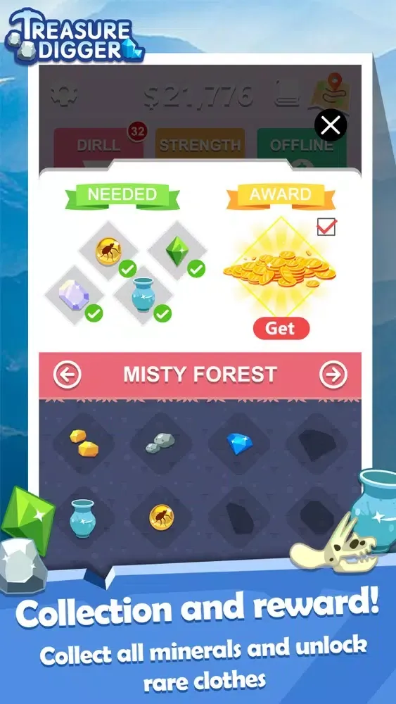 Zrzuty ekranu Treasure Digger:Miner!