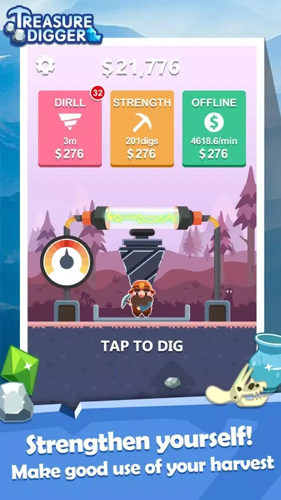 Zrzuty ekranu Treasure Digger:Miner!