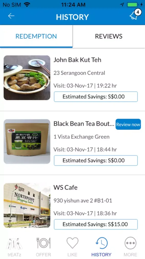 trEATz App স্ক্রিনশট