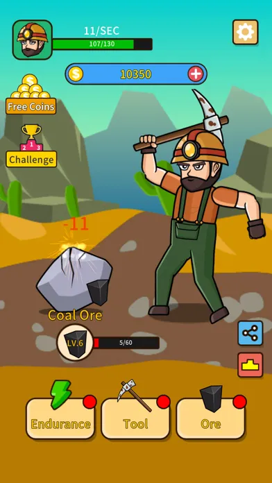 Idle Mine Clicker: Tap Upgrade Screenshots