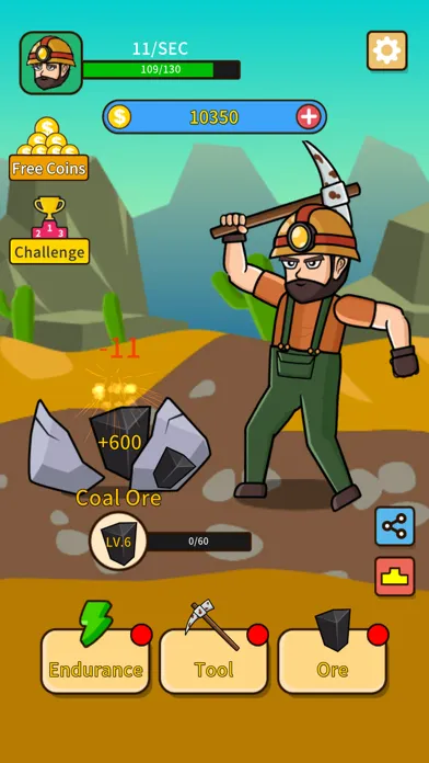 Idle Mine Clicker: Tap Upgrade Screenshots