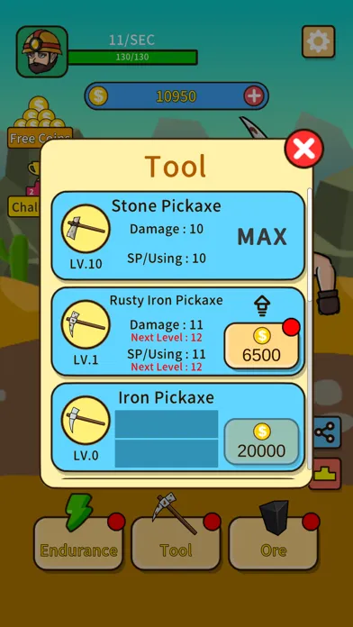 Idle Mine Clicker: Tap Upgrade Screenshots