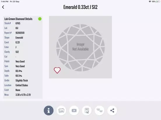 WD Lab Grown Diamonds iPad  Screenshots