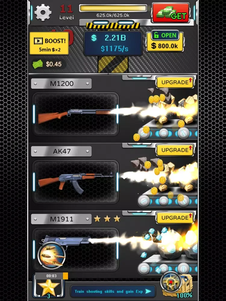 Weapon Tycoon:Gun Factory! iPad  স্ক্রিনশট