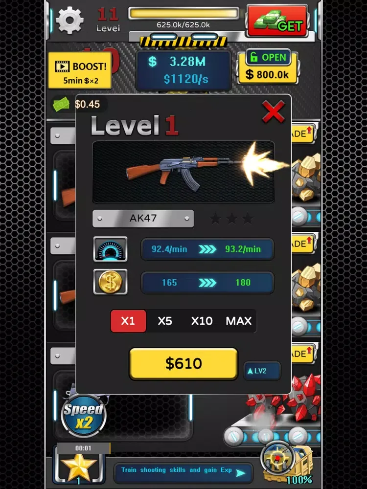 Weapon Tycoon:Gun Factory! iPad  স্ক্রিনশট