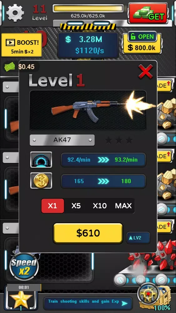 Weapon Tycoon:Gun Factory! স্ক্রিনশট