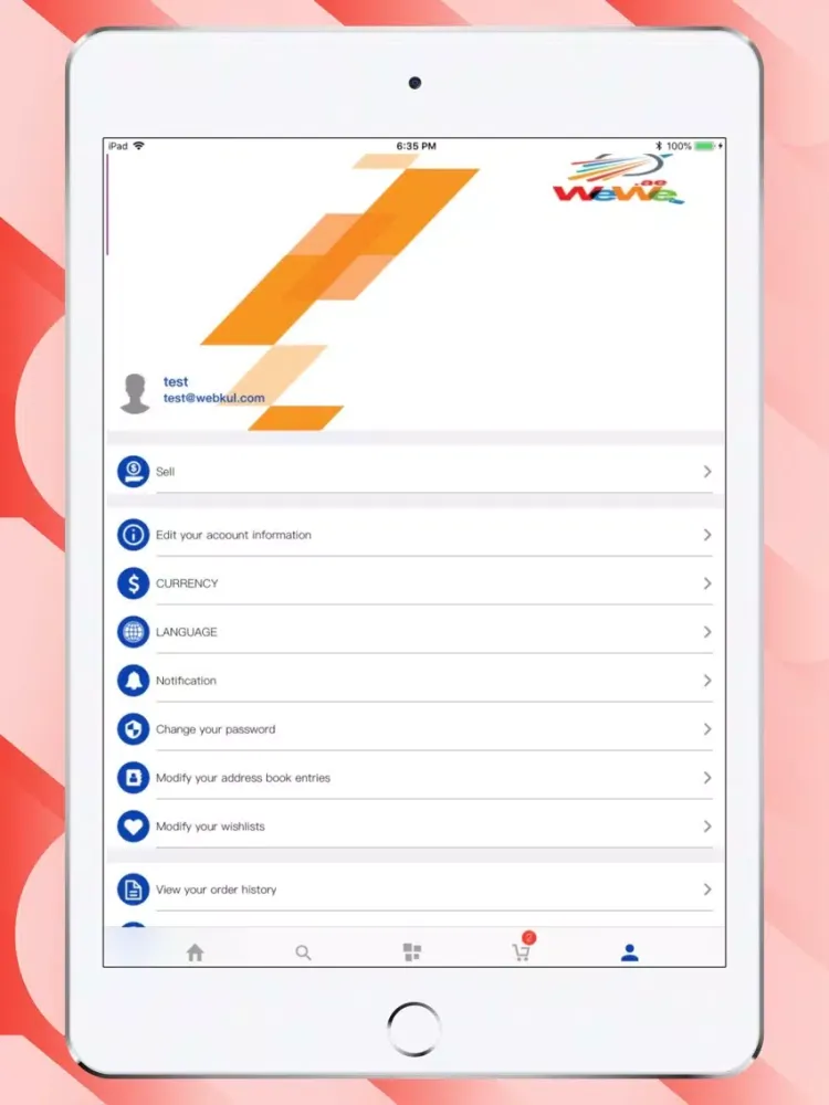 WeWe Store iPad  Screenshots