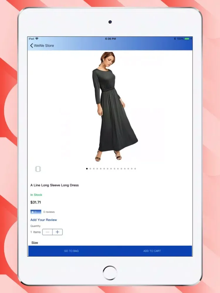 WeWe Store iPad  Screenshots