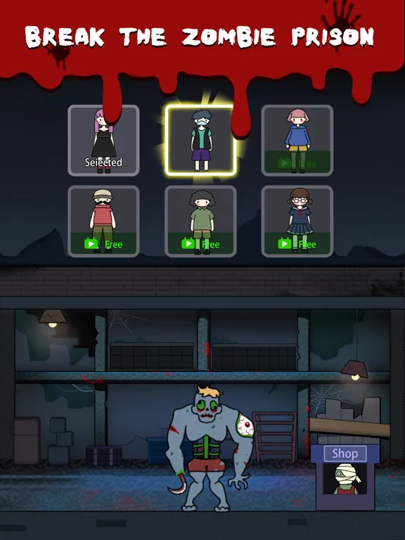 Terrible Zombie Prison iPad  स्क्रीनशॉट
