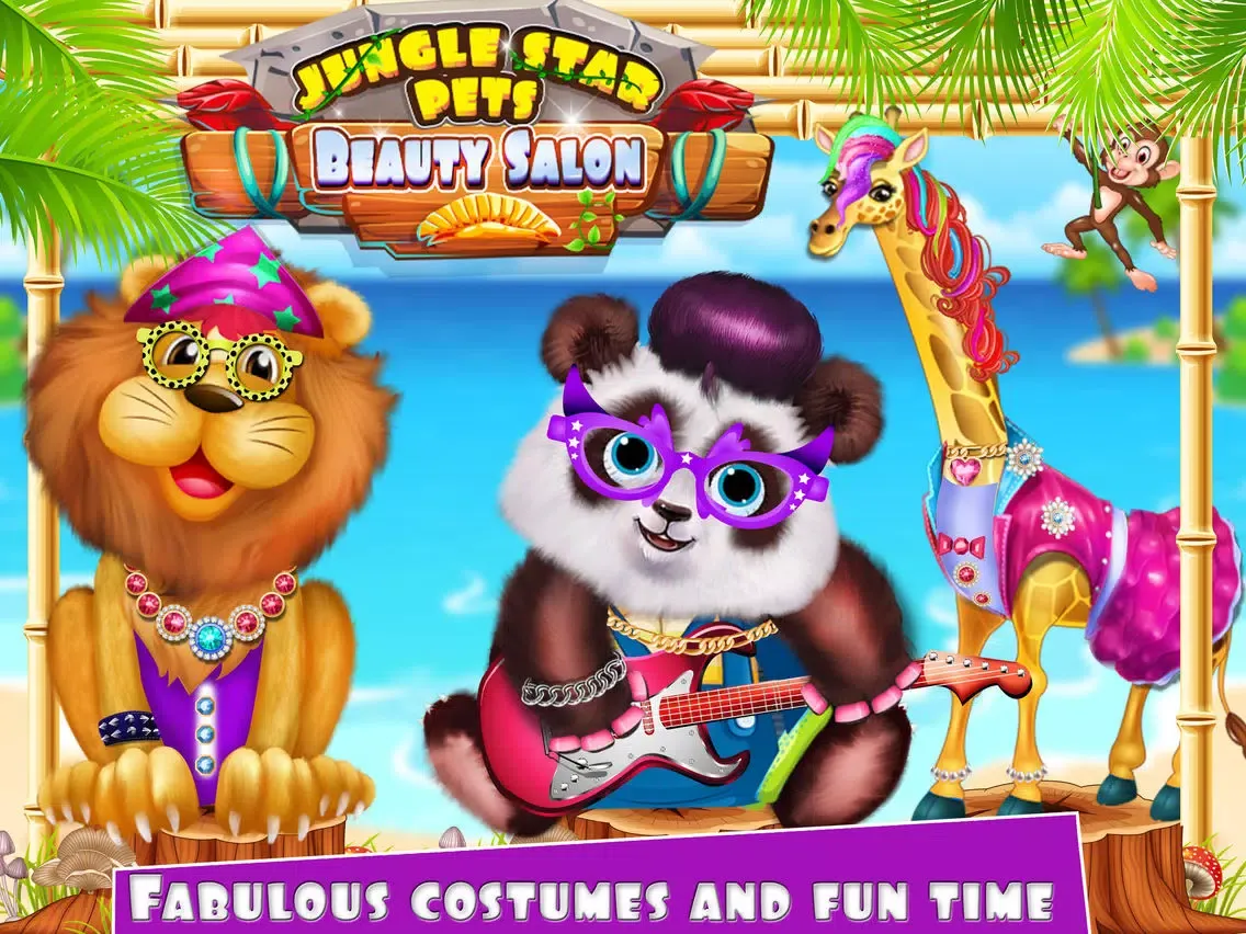 Jungle Star Pets Beauty Salon iPad  스크린샷