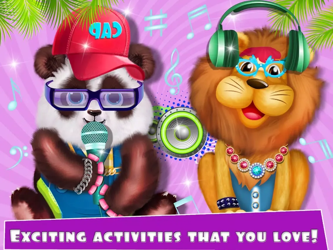 Jungle Star Pets Beauty Salon iPad  스크린샷