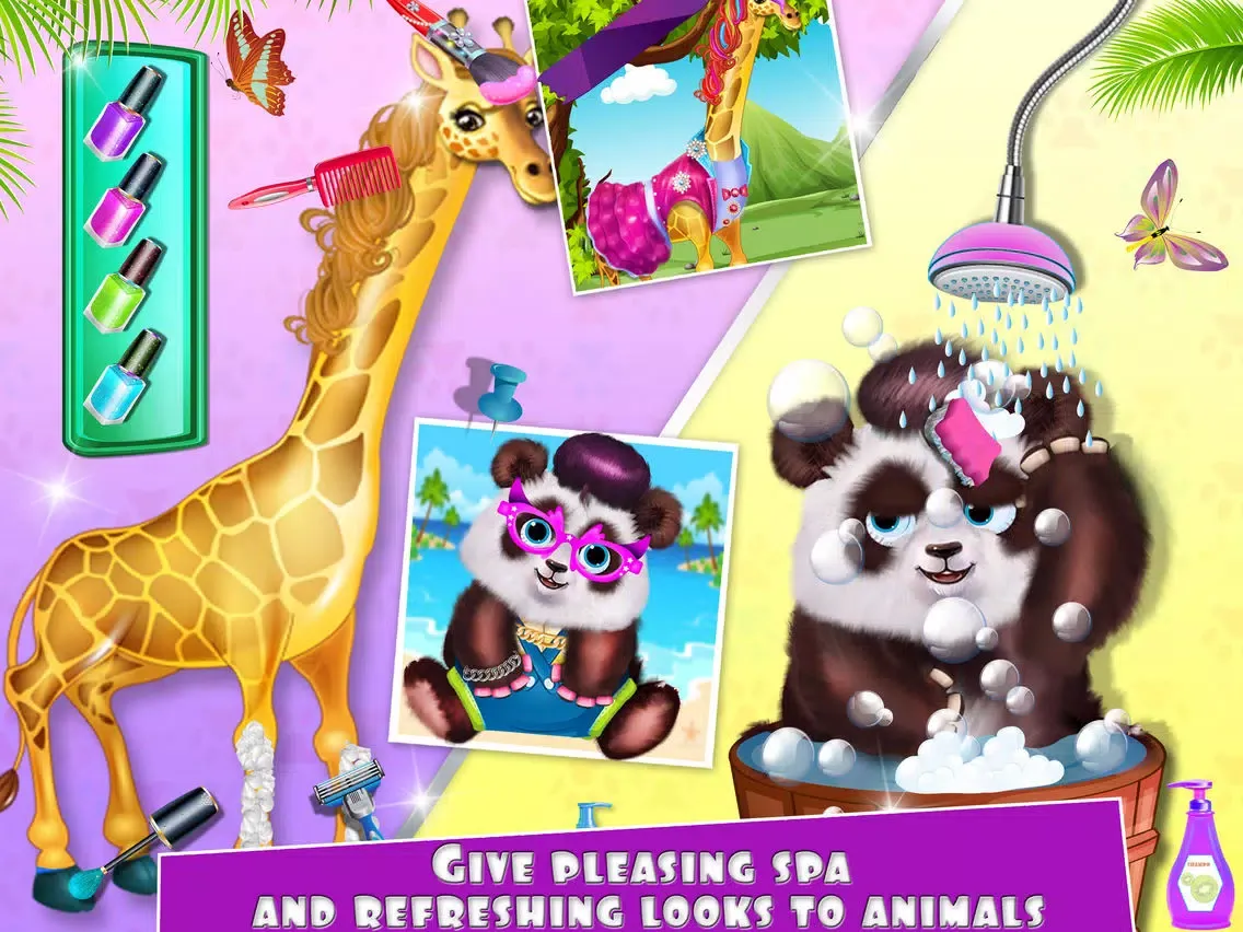 Jungle Star Pets Beauty Salon iPad  스크린샷