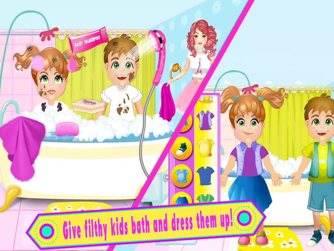Capturas de pantalla de Little Sister's Babysitter Job iPad 