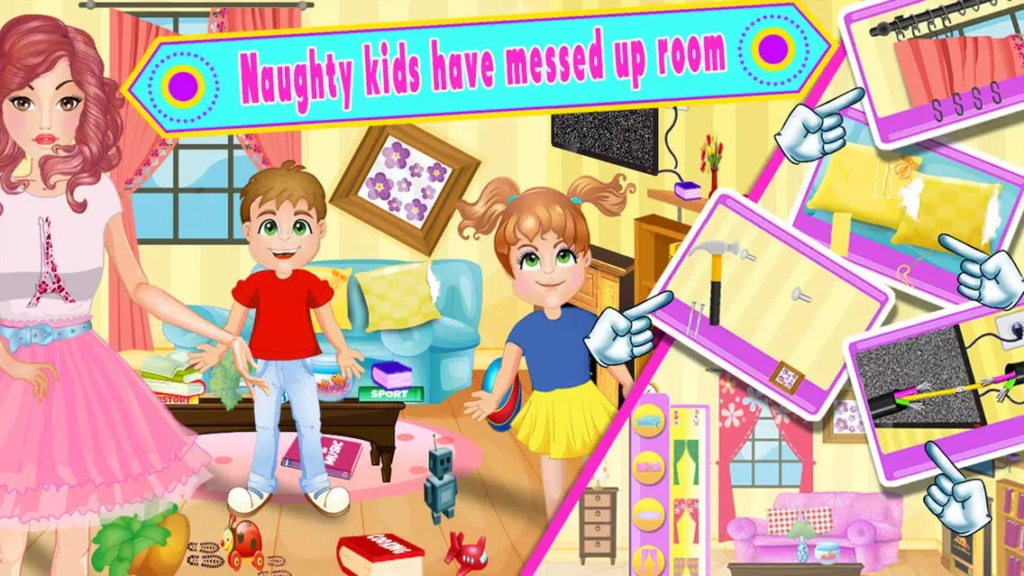 Capturas de pantalla de Little Sister's Babysitter Job